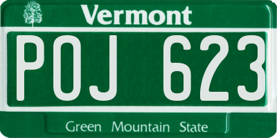 VT license plate POJ623