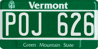 VT license plate POJ626
