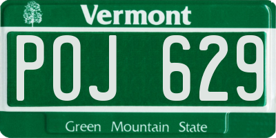 VT license plate POJ629