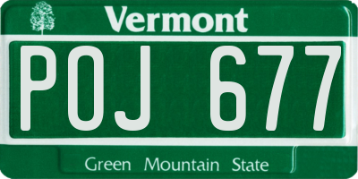 VT license plate POJ677