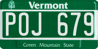 VT license plate POJ679