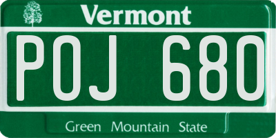 VT license plate POJ680