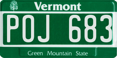 VT license plate POJ683