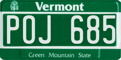 VT license plate POJ685