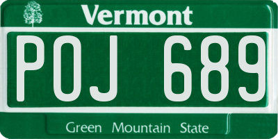 VT license plate POJ689