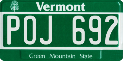 VT license plate POJ692