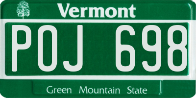 VT license plate POJ698