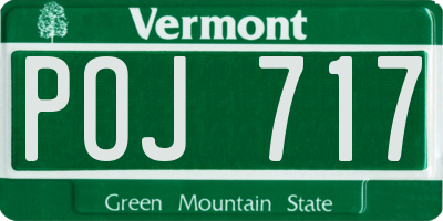 VT license plate POJ717