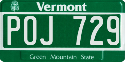 VT license plate POJ729