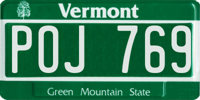 VT license plate POJ769