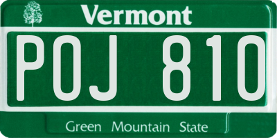 VT license plate POJ810