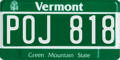 VT license plate POJ818