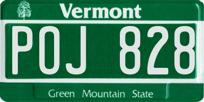 VT license plate POJ828