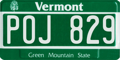 VT license plate POJ829