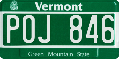 VT license plate POJ846