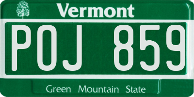 VT license plate POJ859