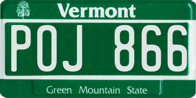 VT license plate POJ866