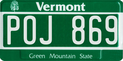 VT license plate POJ869