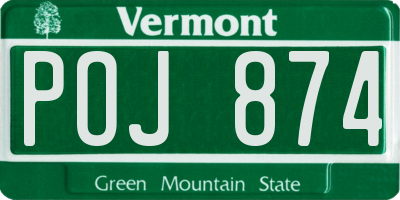 VT license plate POJ874