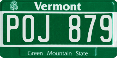 VT license plate POJ879