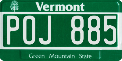 VT license plate POJ885