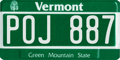 VT license plate POJ887