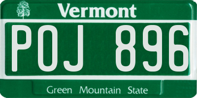 VT license plate POJ896