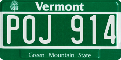 VT license plate POJ914