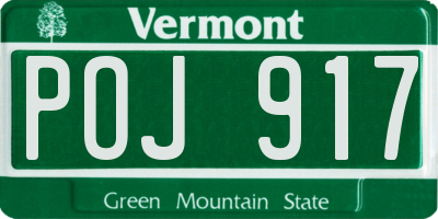 VT license plate POJ917