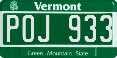 VT license plate POJ933