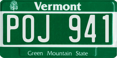 VT license plate POJ941