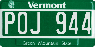 VT license plate POJ944