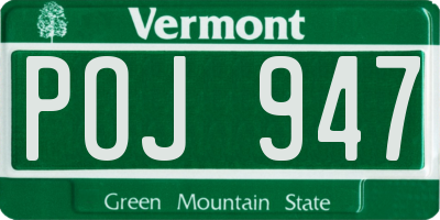 VT license plate POJ947