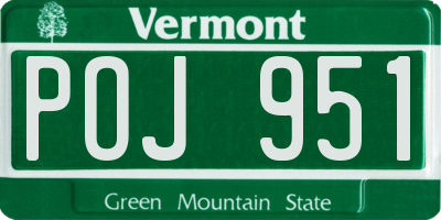 VT license plate POJ951