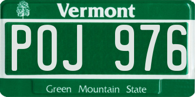 VT license plate POJ976