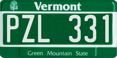 VT license plate PZL331
