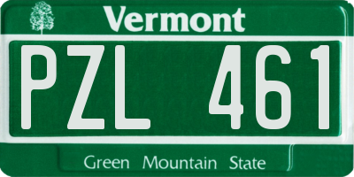 VT license plate PZL461