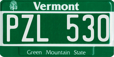 VT license plate PZL530