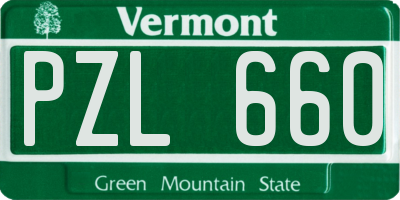 VT license plate PZL660
