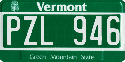 VT license plate PZL946