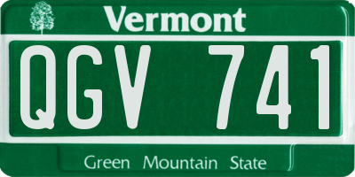 VT license plate QGV741
