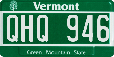 VT license plate QHQ946