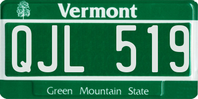 VT license plate QJL519