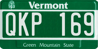 VT license plate QKP169