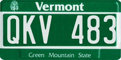 VT license plate QKV483