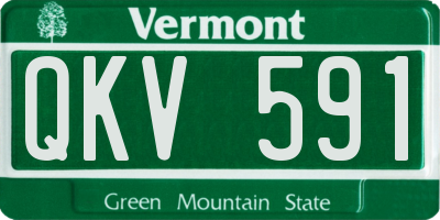VT license plate QKV591