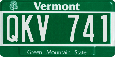 VT license plate QKV741