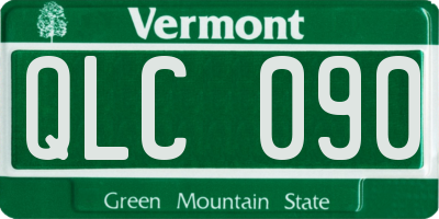 VT license plate QLC090
