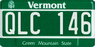 VT license plate QLC146