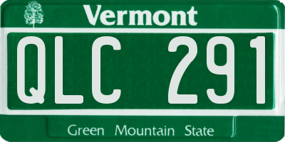 VT license plate QLC291